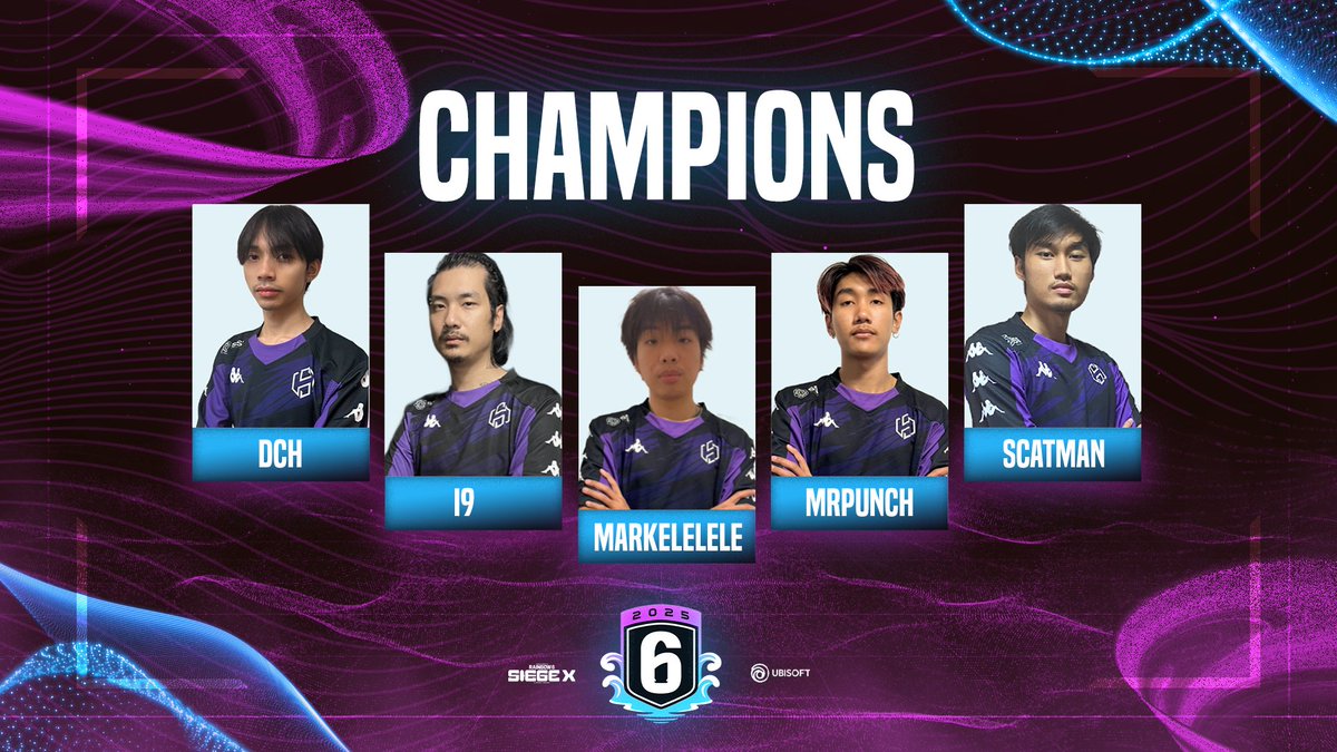 REKT (@rektgn) on Twitter photo THEY HAVE DONE IT! π
<a href="/SoulsHeartOff/">Soul's Heart Esport</a> are your SEA Elite Community Series CHAMPIONS! π THEY HAVE DONE IT! π
<a href="/SoulsHeartOff/">Soul's Heart Esport</a> are your SEA Elite Community Series CHAMPIONS! π