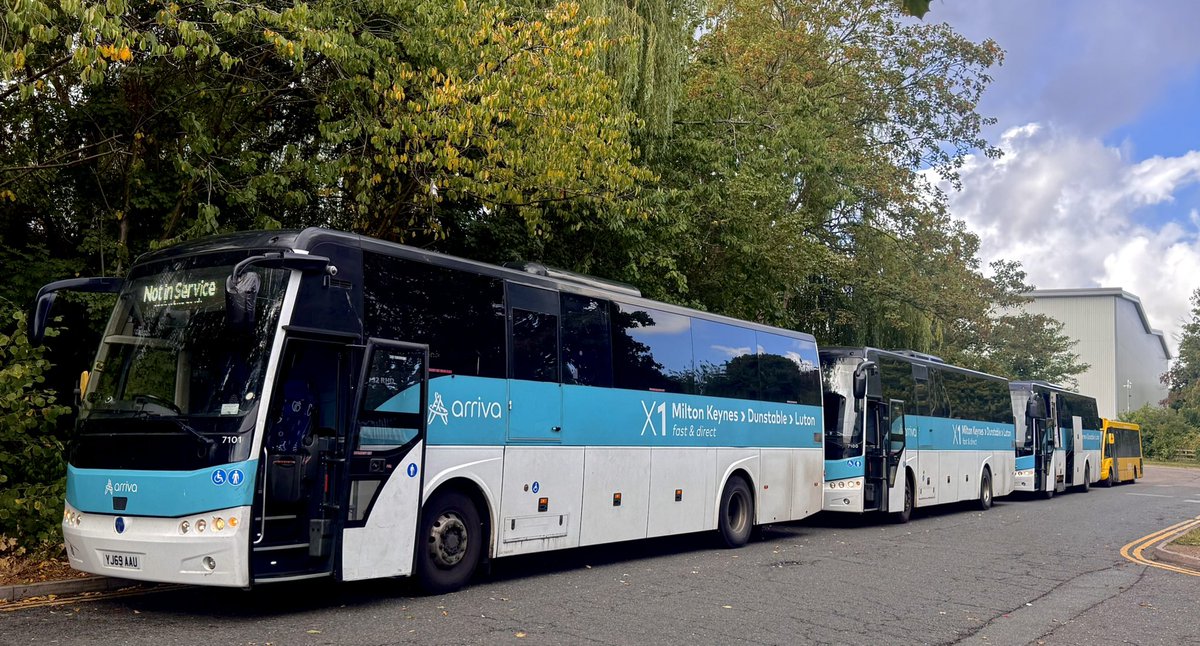 3 of us went to Milton Keynes today to pick up 7100, 7101 &amp; 7105 for the increased PVR on our X6! Two out of the three will be entering service here tomorrow.