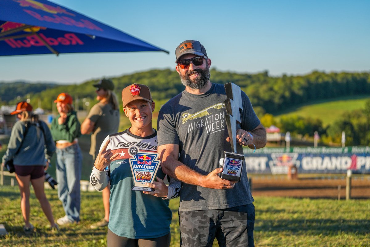 Nothing but good times 🤘 Good morning Racers it’s Sunday morning and we’re ready to do all again today for the Red Bull @dayinthedirtouteast at High Point Raceway 🔥 

📸 @co_darr327 #DITD