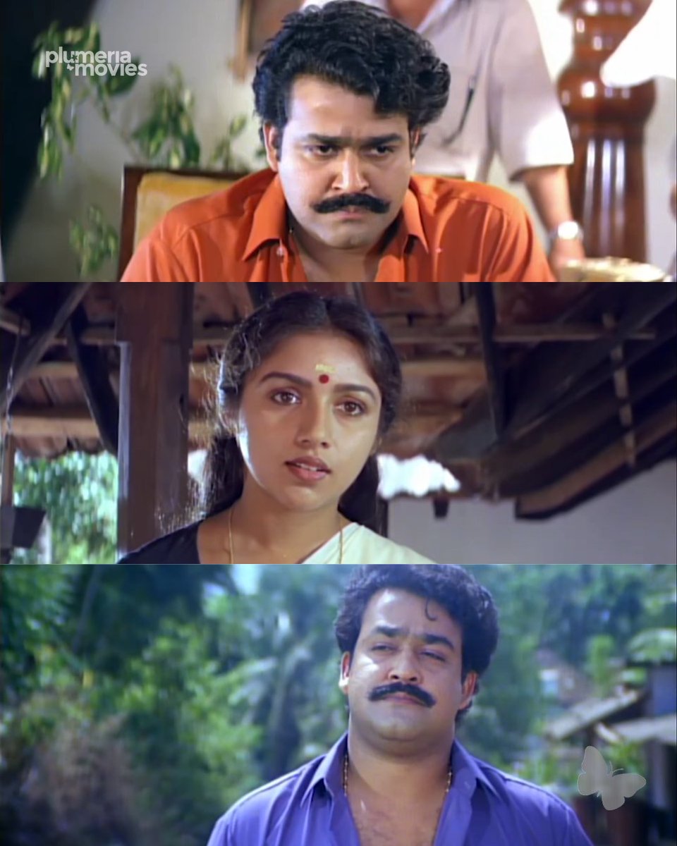 plumeriamovies's tweet photo. #Mohanlal captures both the swagger and the vulnerability in Neelakandan, making him an unforgettable flawed hero. Opposite him, #Revathi’s Bhanumathi stands as the perfect counterforce, strong, and principled, never giving in to Neelan’s dominance.
#Devasuram https://t.co/Pi3MlMUbEH