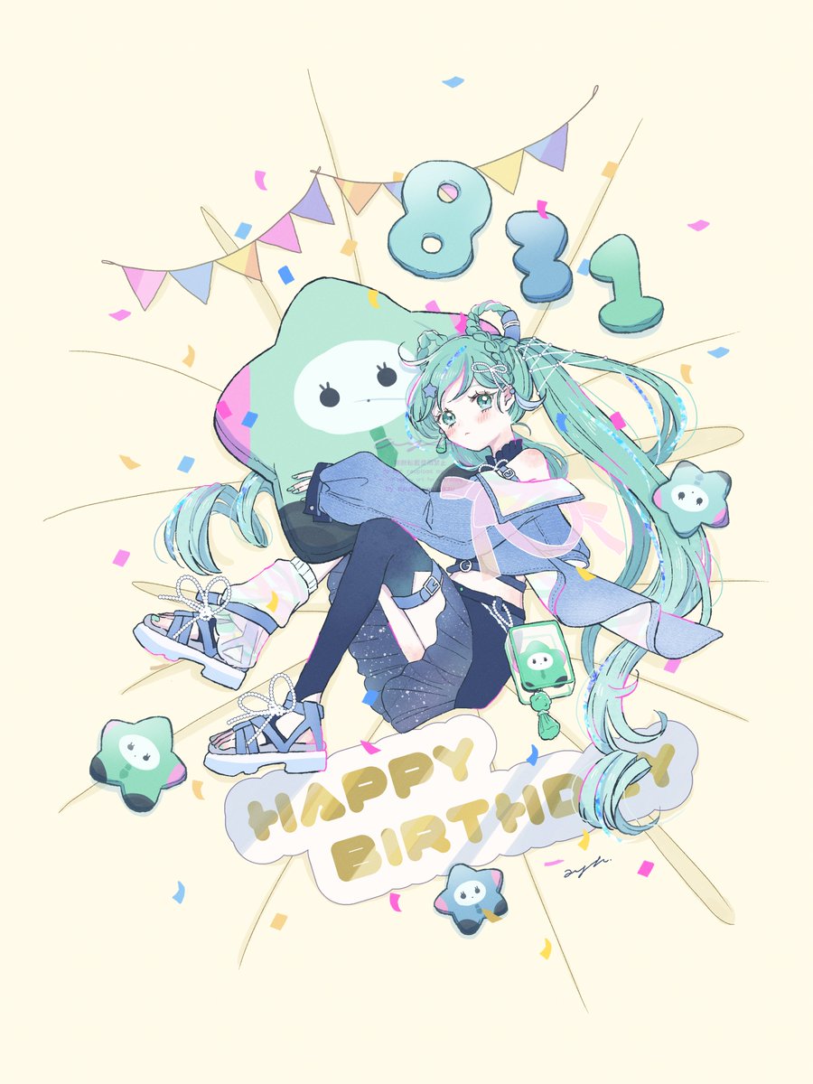 💫𝚑𝚊𝚙𝚙𝚢 𝚋𝚒𝚛𝚝𝚑𝚍𝚊𝚢🌟

#初音ミク誕生祭2025 
#初音ミク生誕祭2025