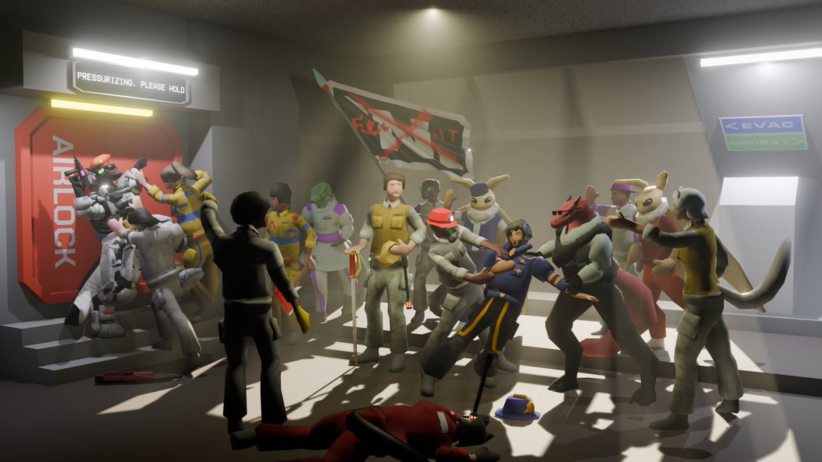 La Revolution de Space Station 13, 2563
"Change! Our hearts demand
Change! Our eyes demand
In our laughter, in our tears, and the pulse in our veins
Change!
We are waiting for change!"