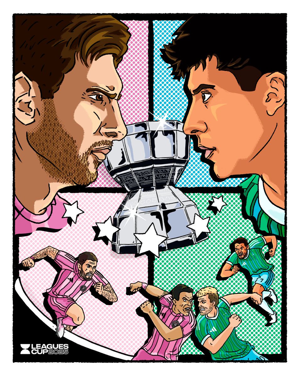 Leagues Cup (@leaguescup) on Twitter photo All dreamed of being here, but only <a href="/SoundersFC/">Seattle Sounders FC</a> and <a href="/InterMiamiCF/">Inter Miami CF</a> earned their place 🔝
#LeaguesCup2025 Final awaits this Sunday at Lumen Field ⚽️🏟️
¿Quién se proclama como el mejor de Norteamérica? 🏆 All dreamed of being here, but only <a href="/SoundersFC/">Seattle Sounders FC</a> and <a href="/InterMiamiCF/">Inter Miami CF</a> earned their place 🔝
#LeaguesCup2025 Final awaits this Sunday at Lumen Field ⚽️🏟️
¿Quién se proclama como el mejor de Norteamérica? 🏆