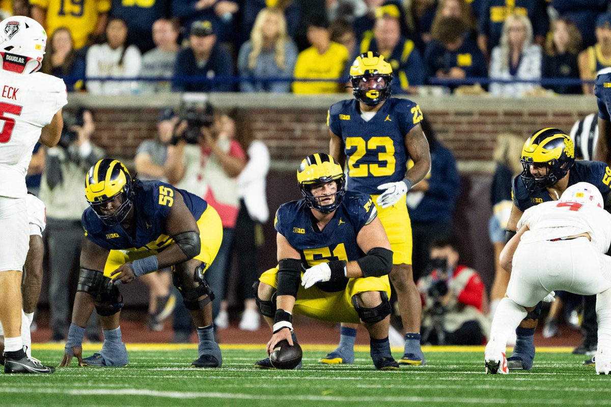 The last first home game in the big house
<a href="/UMichFootball/">Michigan Football</a>