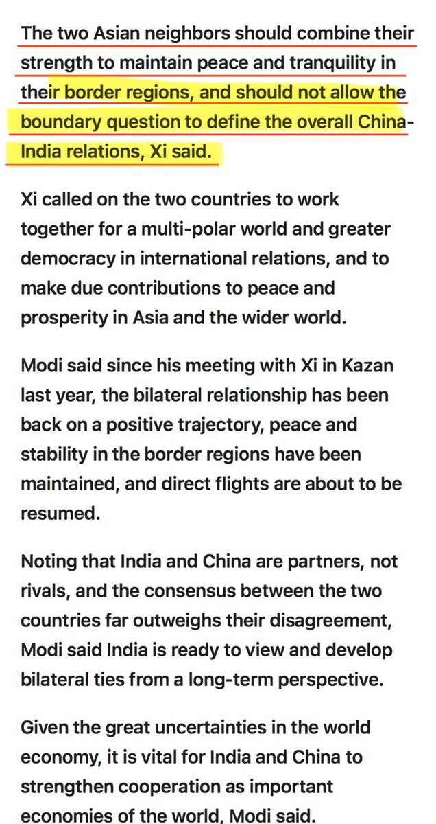 shukla_neha's tweet image. The two Asian neighbors should combine their strength to maintain peace &amp;amp;tranquility in their border regions, &amp;amp;  #shouldnot allow the #boundary #question to #define the overall China-India relations, Xi said.

Why? When China continues to alter facts on the ground?

Source:Xinhua