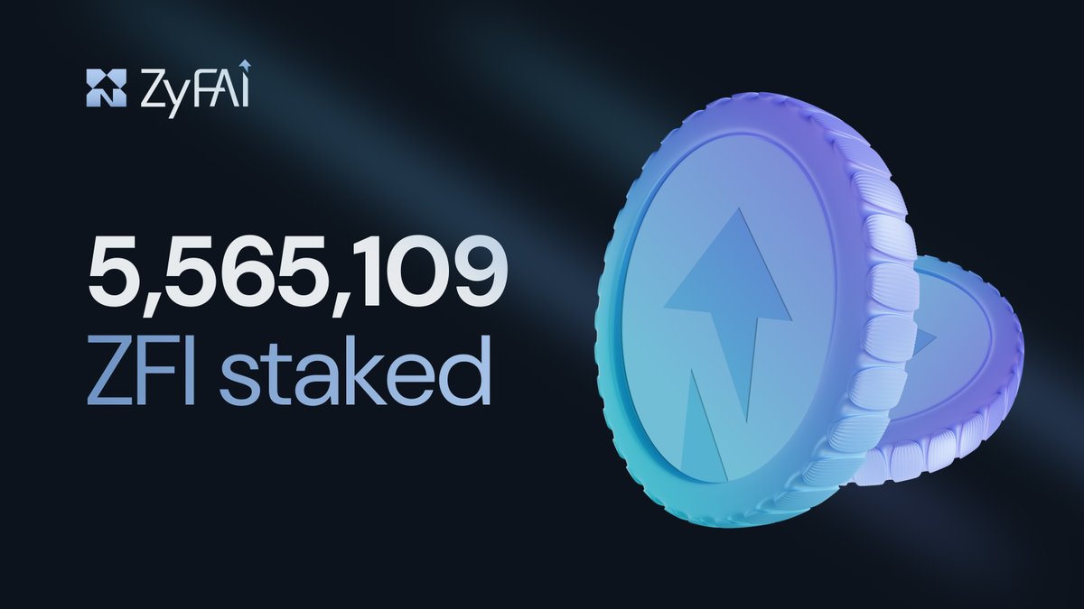 5,565,109 $ZFI staked both on <a href="/base/">Base</a> and <a href="/zksync/">ZKsync</a>.

New ZyFAI DAO proposals are on the horizon.

Secure your voice and help us shape the future of Agentic Finance.