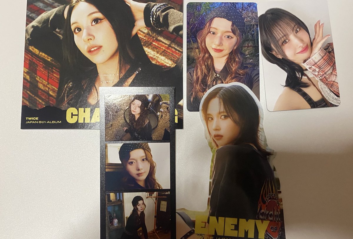 piyo__lee's tweet photo. TWICE ENEMY 交換

譲  ⬇️
求  ダヒョンちゃん

郵送📮になります
お気軽にお声かけください https://t.co/THajJOc4Ix