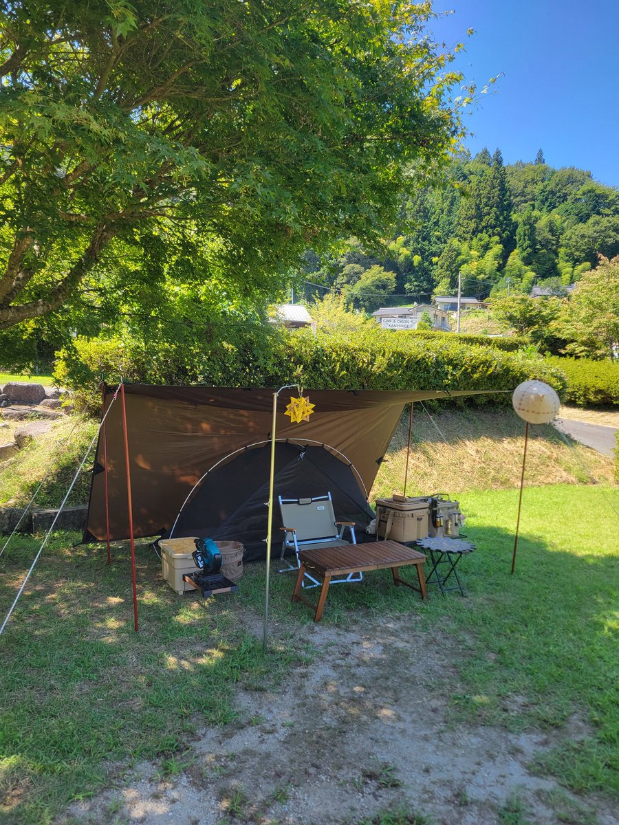 JavaJavasparro's tweet photo. 8月の終わりに下條村でキャンプ🏕
#カネシゲ農園キャンプ場 #下條村 #キャンプ https://t.co/PsUuGmJwjb