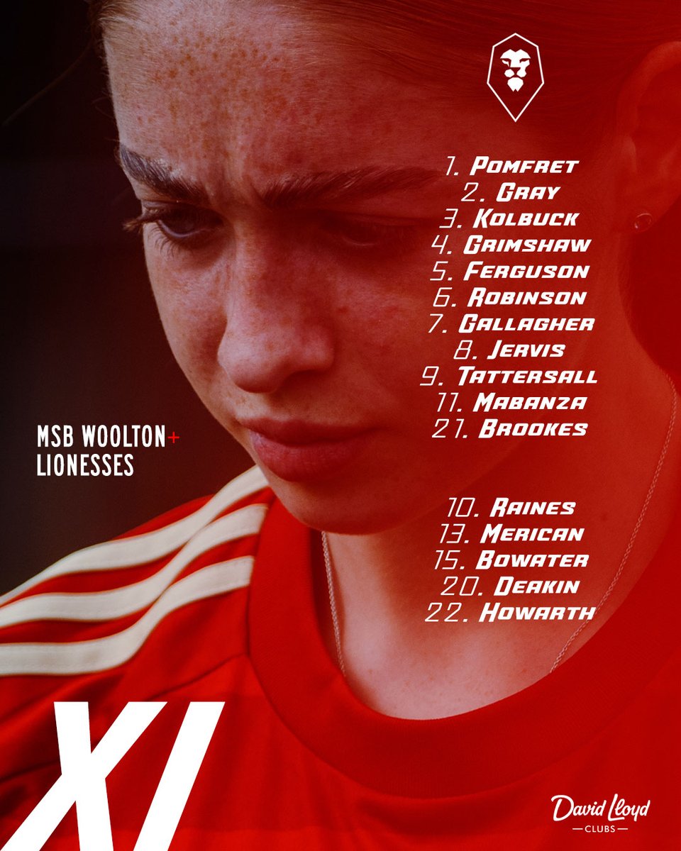 This afternoon’s Lionesses line-up 📋

♦️ 2 changes
♦️ Becca Gray and Jess Mabanza come in
♦️ Welcome to Ellie Raines, Sara Merican and Abbey Howarth

Match updates online: salfordcityfc.co.uk/match/lionesse…

#MSBSCL