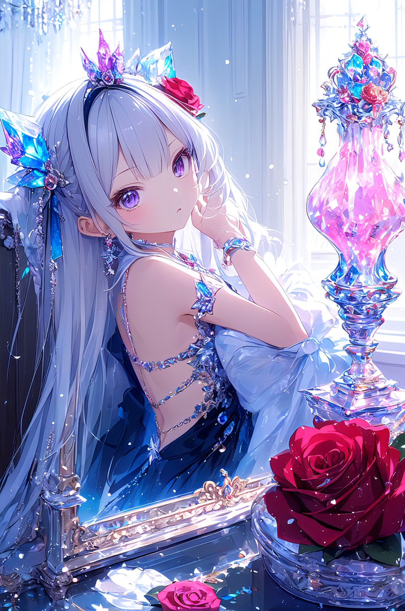 bahamuto10001's tweet photo. #pixai  #AIイラスト好きさんと繫がりたい #breast #chair #blue_hair #bracelet https://t.co/FIxSBlP1Rb
