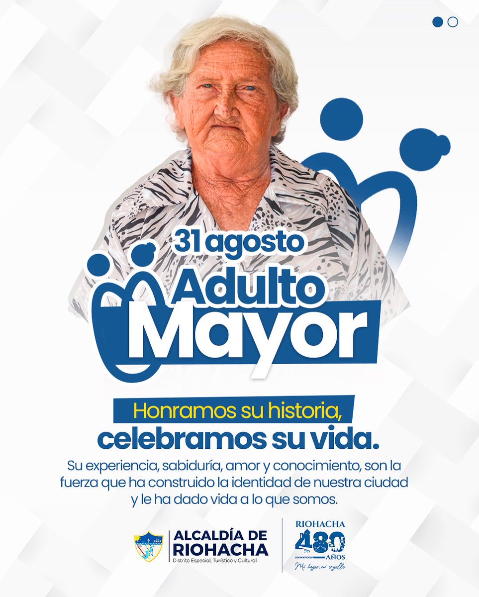 👵🏼👴🏼 Hoy celebramos la vida, sabiduría y amor de quienes han dejado huella en nuestras vidas🫶🏼. Su experiencia es el pilar que ha construido nuestra identidad y nos inspira a seguir creciendo como sociedad✨

💙 Honramos su historia, celebramos su vida.