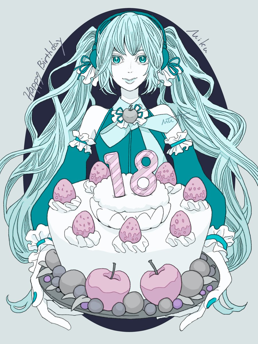 初音ミク 「ハッピーバースデー #初音ミク誕生祭2025」|むらたま(MUTTA)のイラスト
