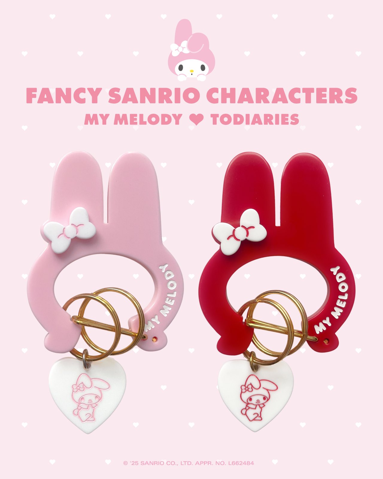 TODIARIES × SANRIO TINY CHUM カラビナ TODIARIES × FANCY SANRIO CHARACTERS・HELLO KITTY カラビナ