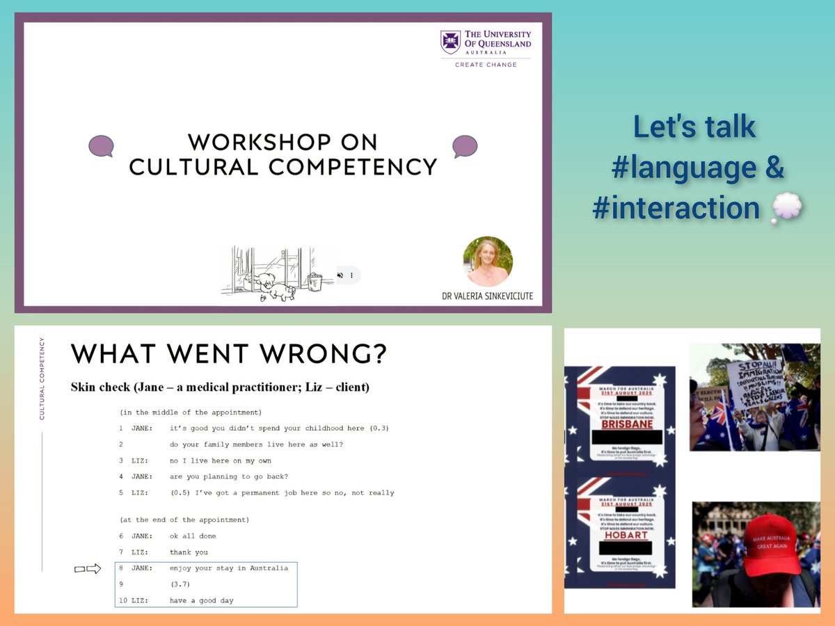 DrVSinkeviciute's tweet image. 🗣 Coming up on Tuesday for UQ Vice-Chancellor&apos;s scholars 💭 

#language #interaction #culture #competence