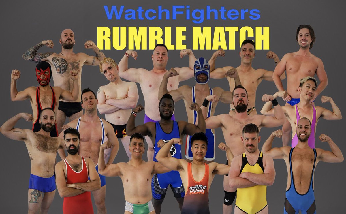 Part 1 of 2 of the Rumble Match is out tomorrow on #watchfighters 💪🔥😈
<a href="/b_sprite_/">B Sprite</a> 
<a href="/TheCharmingAF/">CaF X909</a> 
<a href="/EthanAxelAndrew/">Ethan Axel Andrews</a> 
<a href="/kayden_keller/">Kayden Keller</a> 
<a href="/TheMickeyKnoxx/">Mickey KNOXX</a> 
<a href="/neilelreyxxx/">Neil Rey 🦦 (18+)</a> 
<a href="/NonoZ_Wrestler/">NonoZ Wrestler</a> 
<a href="/Kevin_Nova1/">Kevin_Nova</a> 

#fetishwrestling #gaywrestling #gaywrestlers