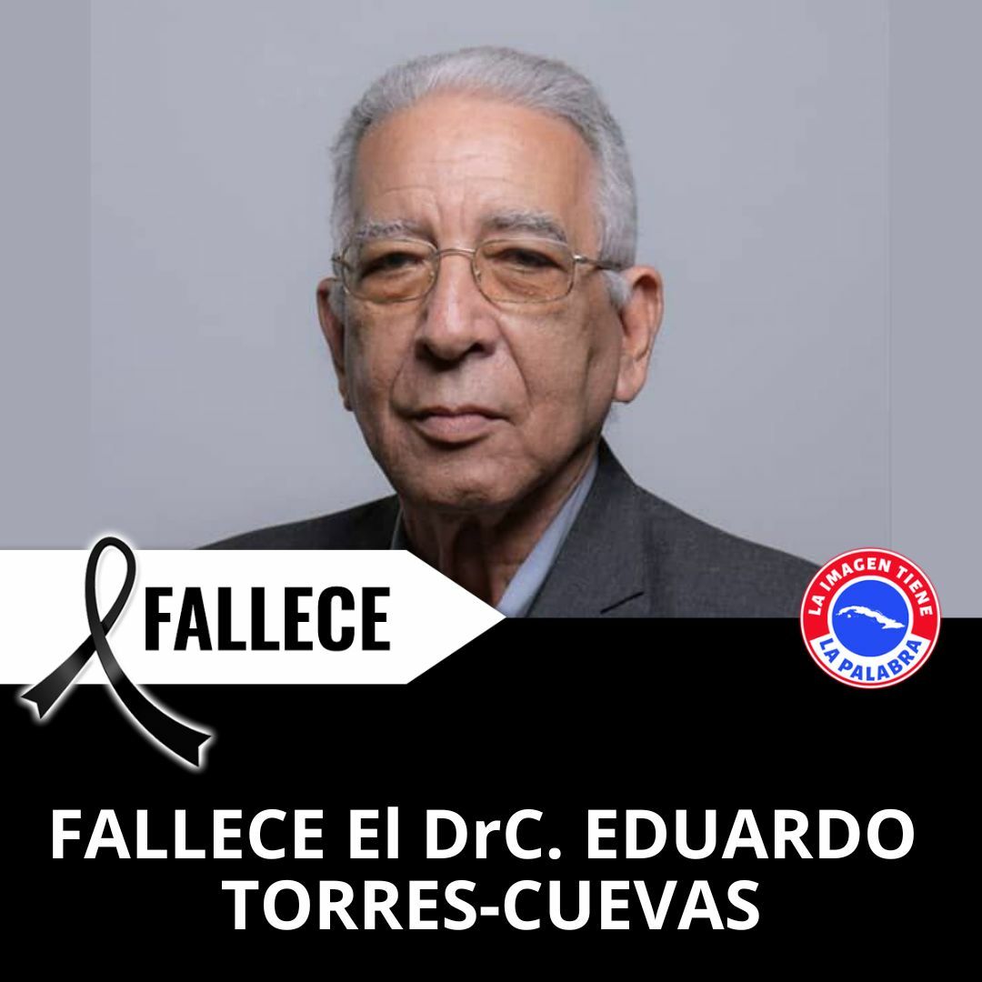 Triste noticia para todos   el fallecimiento del profesor Eduardo Torres Cueva.
 Maestro de generaciones, patriota ejemplar, quién supo como pocos narrar la historia de la Patria.

Desde la #ANEC nuestras condolencias a familiares y amigos.