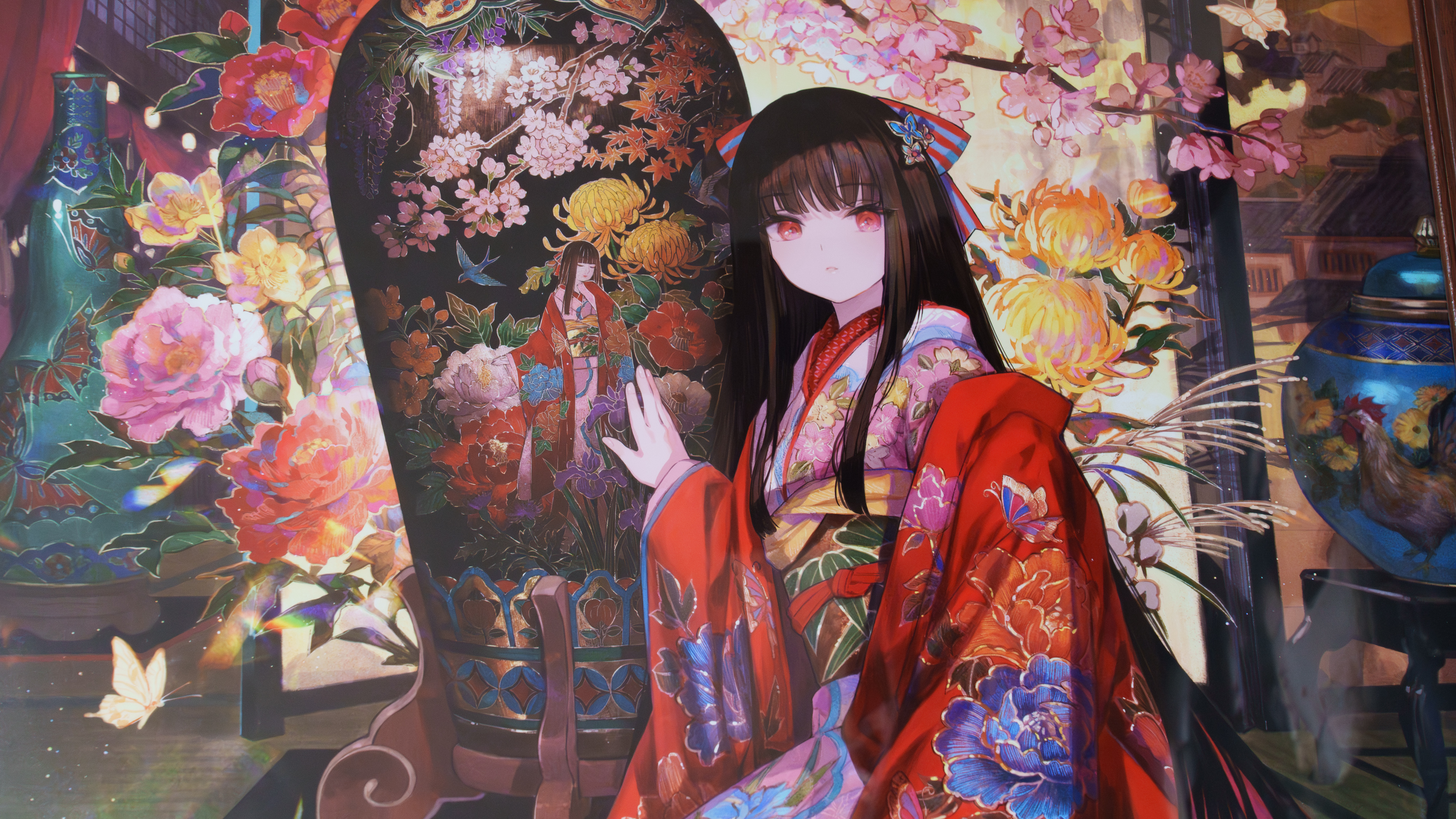 はっちゃん様　絵師100人展15 藤ちょこ　複製原画　旅路、晴れ間　即購入OK はっちゃん様 絵師100人展15 藤ちょこ 複製原画 旅路、晴れ間 即
