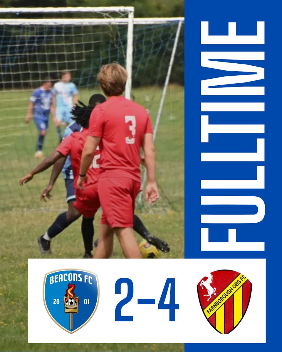 Defeat in our final pre-season match.