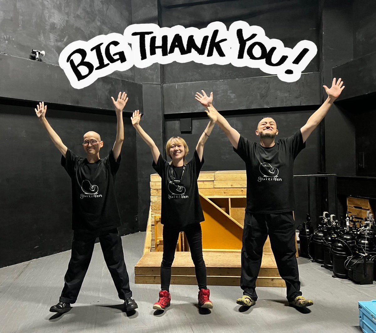 バラシも！おわり！みんな手伝ってくれてありがと！！！
みんなおれのともだち！(合成して2チーム並べてるから拡大してアラ探さないでね。)
としゆごえらかった！これは昨日の夜中に2人にわがまま言って撮ってもらった写真。

ギジ非公式情報botもおわり！明日から南極の人です！