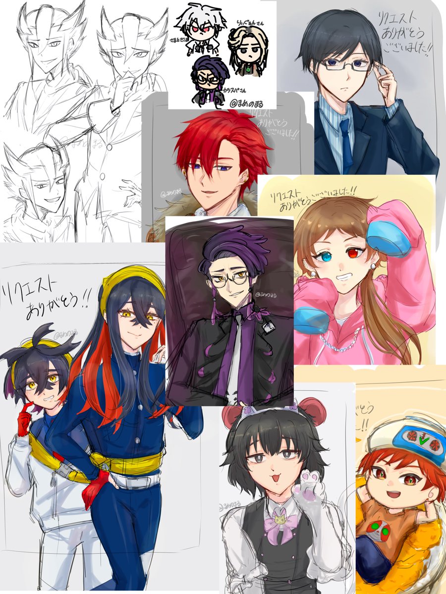 #今月描いた絵を晒そう
わー