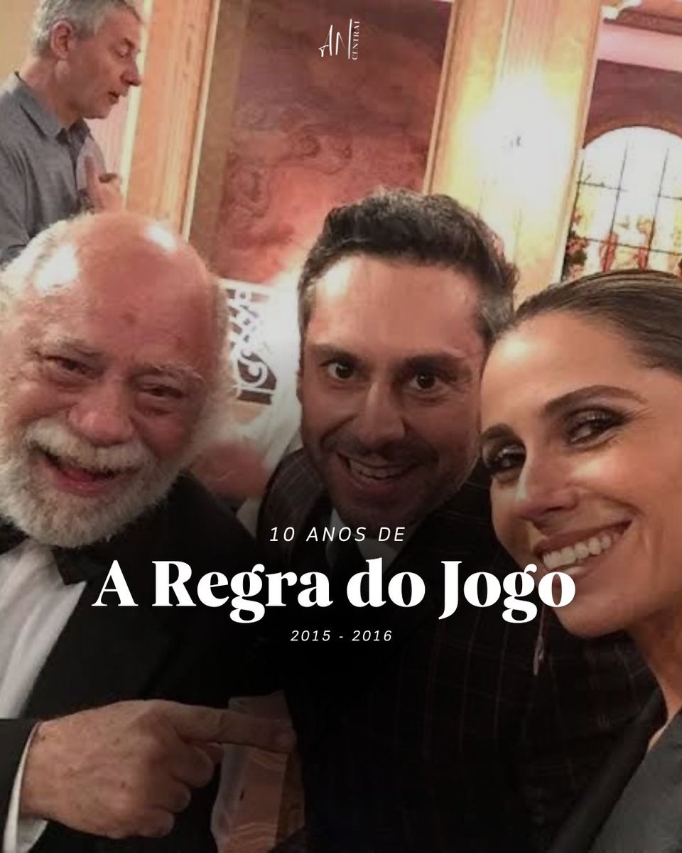 VITÓRIA NA GUERRA!
Hoje (31), A Regra do Jogo completa 10 anos! ❤️‍🔥
— Uma novela recheada de intrigas, reviravoltas, paixões e muita emoção!

Segue o fio e veja algumas curiosidades 👇✨️