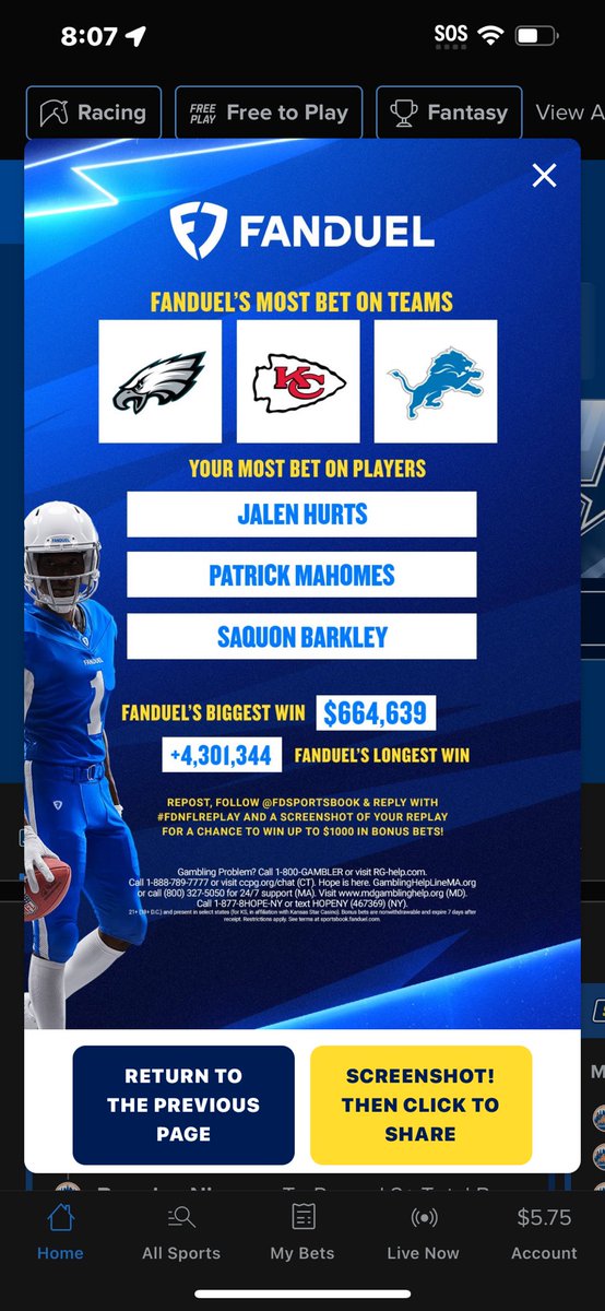 lfranklin2002_l's tweet photo. @FDSportsbook #FDNFLREPLAY https://t.co/0hO3QQJWnJ