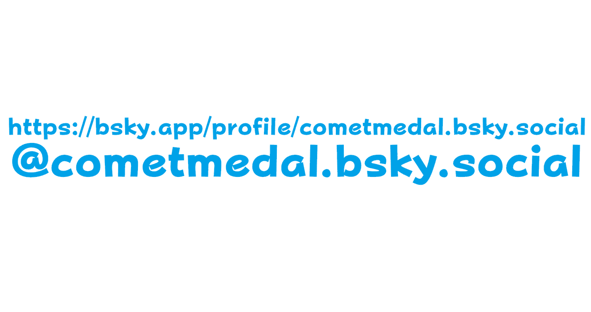 @cometmedal.bsky.social tweet media