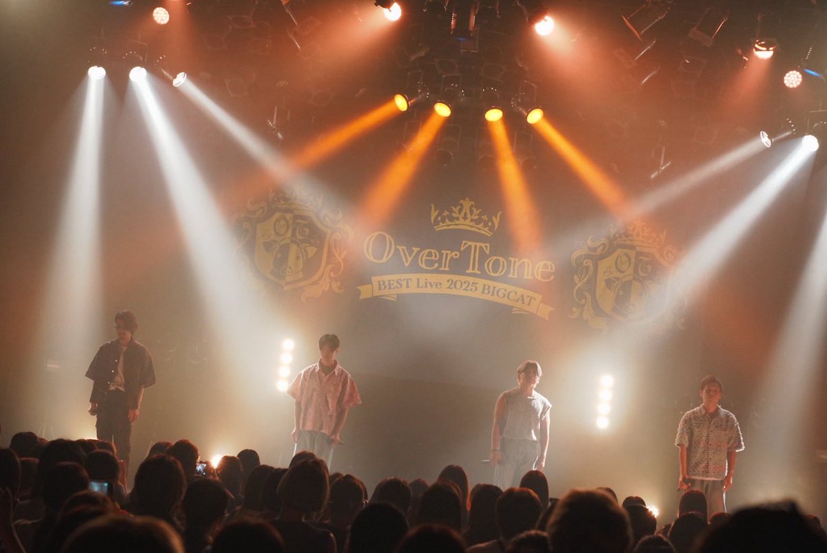 Over_Tone95's tweet image. 【OverTone BEST Live 2025 BIGCAT】
猛暑の中ご来場いただいた皆様
ありがとうございました😆
めちゃめちゃ楽しかったです🎤
明日からまた一週間一緒に頑張りましょ💪
#OverTone #オバトン #BIGCAT