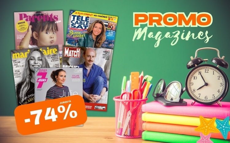 C'est les promos de rentrée sur les abonnements magazines 🔥 Plusieurs magazines passent la barre des -60% 😍 Découvrez les avec nous : argentdubeurre.com/bons-plans/cul…

#BonPlan #Promo #promotion #magazine #presse