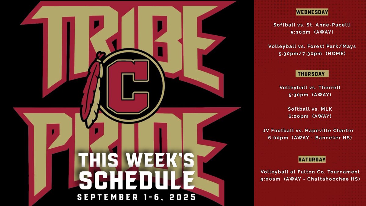Athletics 9/1 - 9/6 🥎🏐🏈