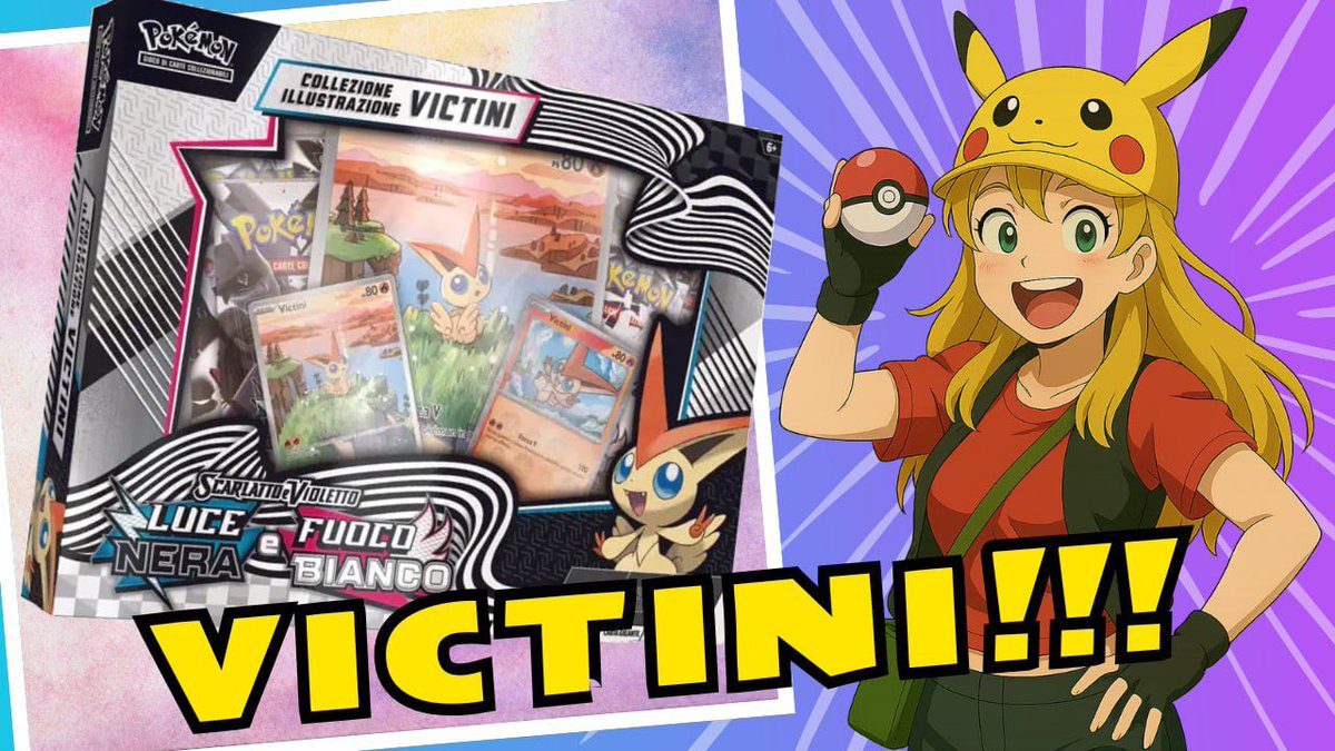 Nuovo video su #Youtube 🤩
Sbusto la collezione con VICTINI 🧡
#Pokemon

🔗 youtu.be/DCwBA_UHxpo