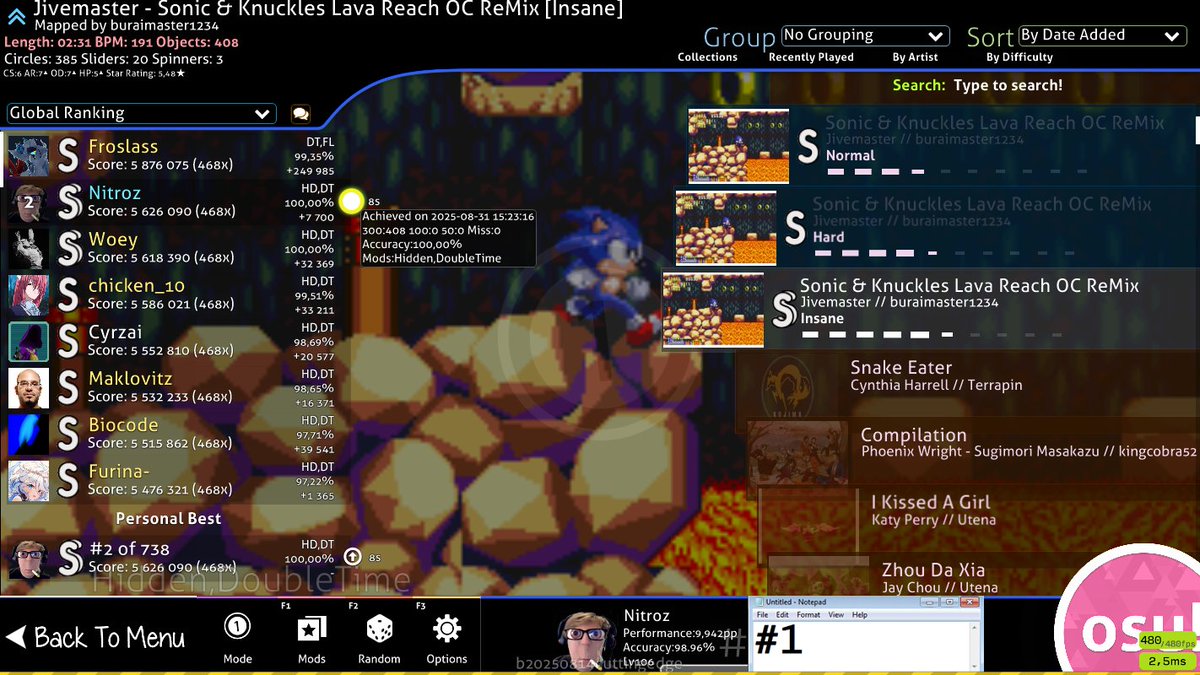 Matched this iconic play 2552 days later