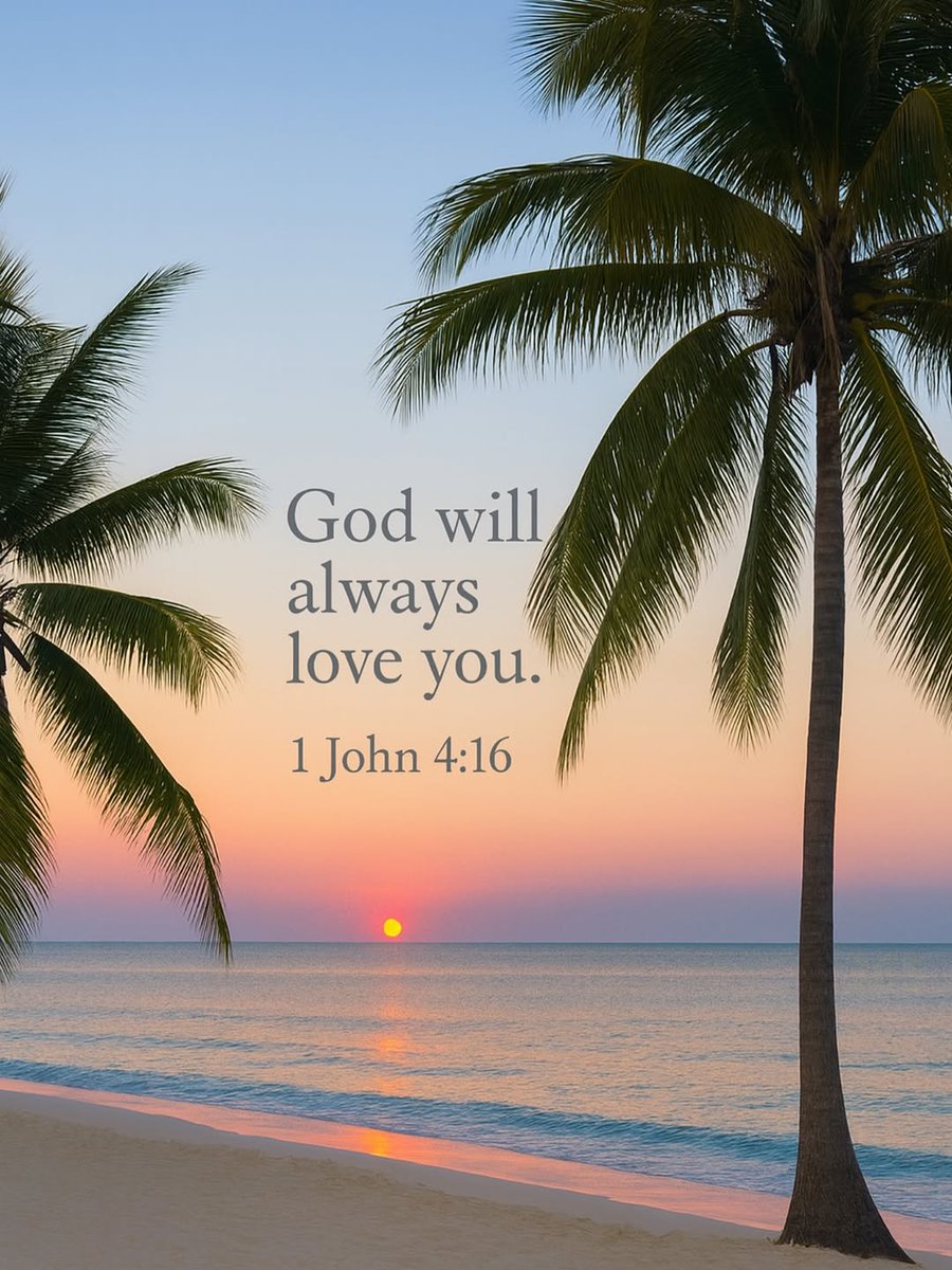 1 John 4:16

God loves you ❤️✝️