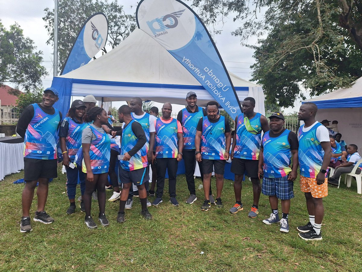Uganda CAA (@ugandacaa) on Twitter photo <a href="/UgandaCAA/">Uganda CAA</a> team was pleased to join Rotarians at the Cancer Run this morning at the Mayor's Gardens in Entebbe. The run is aimed at raising funds towards completion of a one stop cancer centre at Nsambya Hospital. <a href="/UgandaCAA/">Uganda CAA</a> team was pleased to join Rotarians at the Cancer Run this morning at the Mayor's Gardens in Entebbe. The run is aimed at raising funds towards completion of a one stop cancer centre at Nsambya Hospital.