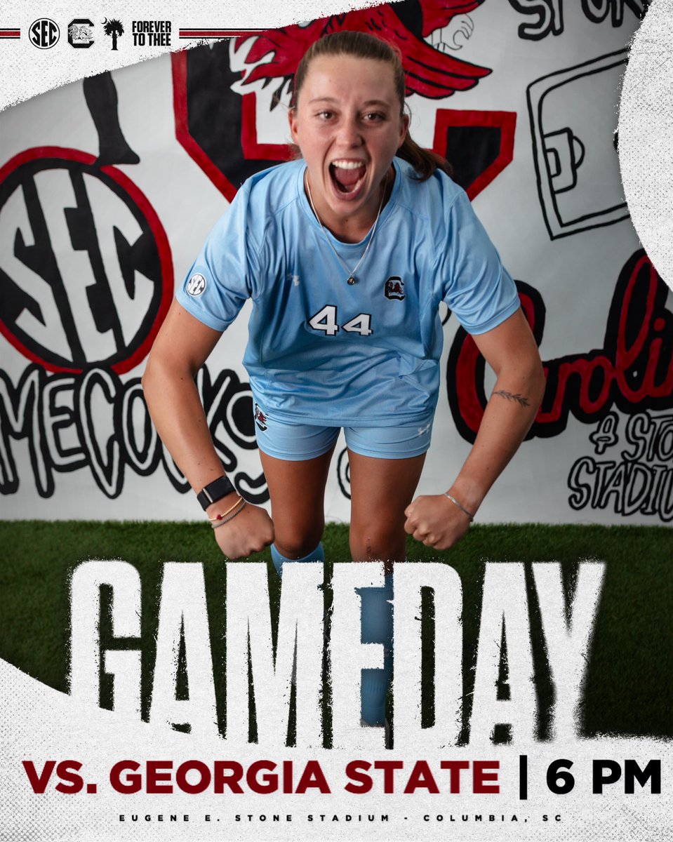 Good Morning Gamecocks, IT’S GAMEDAY‼️

🆚 Georgia State
⏰ 6:00 PM
🎓 Senior Day!!
📺 SECN+