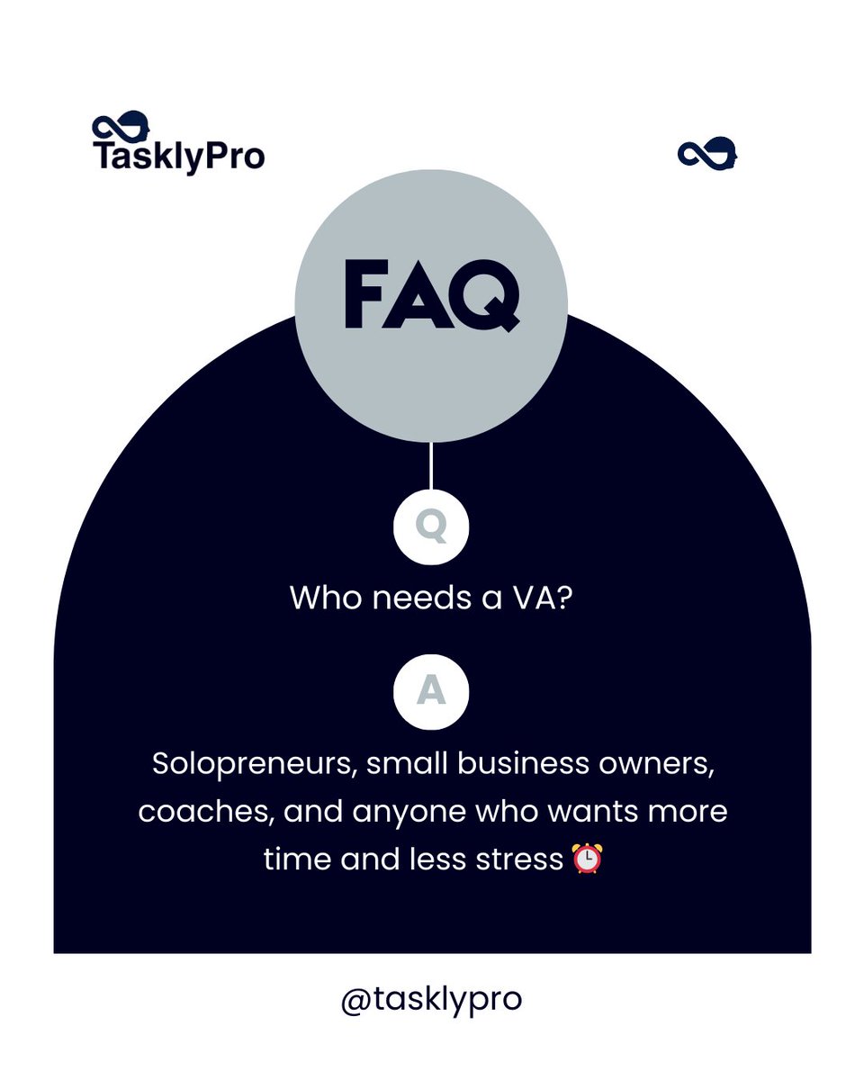 TasklyPro's tweet image. Frequently asked questions as a VA! Drop your questions below and let&apos;s answer that ;) 
#VirtualAssistant #RemoteWork  #FreelanceLife #WorkFromHome #TasklyPro #VirtualAssistantLife #OutsourceSmart #VAMemes #WorkFromHome #TasklyProLife #AdminLife #WorkFromHome #RemoteWorkLife