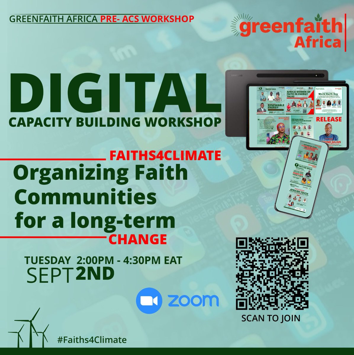 Dear Digital Activists, 
The climate crisis will not wait-why should we?

Every tweet,post,reel &amp; thread has the power to expose fossil fuel greed, demand renewable energy &amp; mobilize millions for climate justice

Only if we organize,strategize &amp; amplify together
#Faiths4Climate
