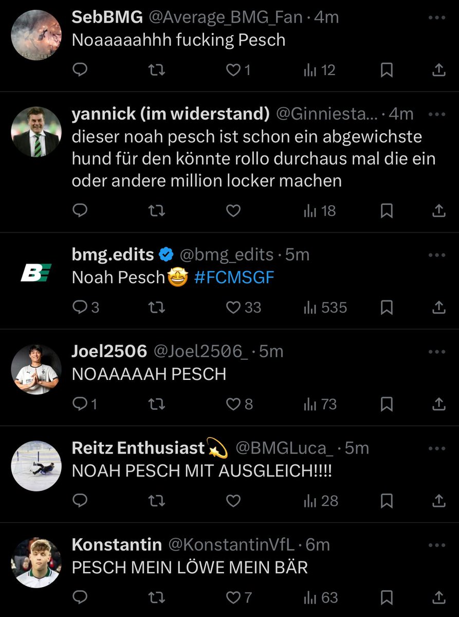 Ob Noah Pesch wohl ein Tor gemacht hat?