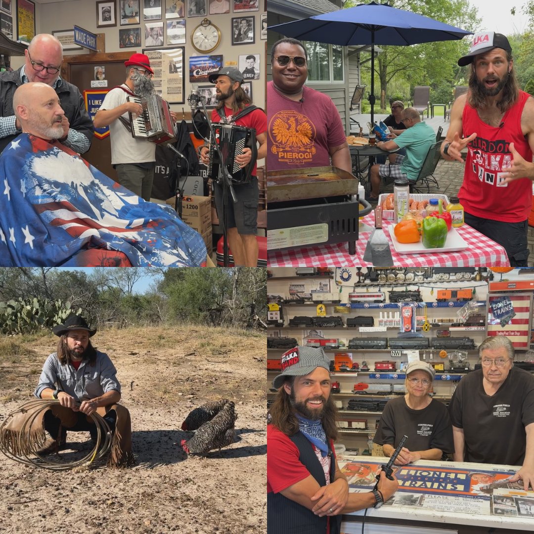 🌍🎶 Gear up for an adventure filled with new music, people and places! 

Jake and the @ChardonPolka Band return for a brand new season of Emmy award-winning series The World According to Polka!

Season 3 premieres on Friday, September 26, at 8:30 p.m.