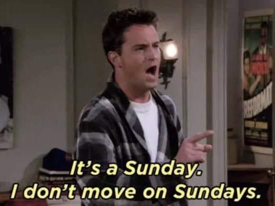 ChandlerBing_12's tweet image. Happy Sunday folks