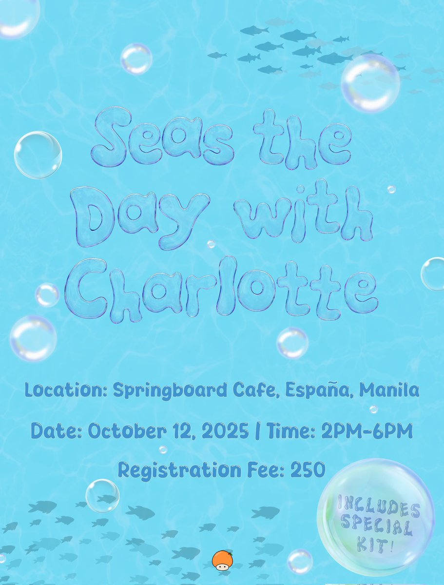 KAIA Charlotte PH (@kaiacharlotteph) on Twitter photo ZAIA and CHARMS!๐
Let's dive in and celebrate a birthday as big and beautiful as the sea itself! ๐๐
Bring your smiles, your energy and your love as we make waves of memories with Charlotte! ๐ชผ๐
๐: forms.gle/jkXUZupgYzXN8jโฆ
#SeasTheDayWithCharlotte
#KCPH <a href="/charlottescrtr/">charlotte ๐ชฝ</a> ZAIA and CHARMS!๐
Let's dive in and celebrate a birthday as big and beautiful as the sea itself! ๐๐
Bring your smiles, your energy and your love as we make waves of memories with Charlotte! ๐ชผ๐
๐: forms.gle/jkXUZupgYzXN8jโฆ
#SeasTheDayWithCharlotte
#KCPH <a href="/charlottescrtr/">charlotte ๐ชฝ</a>