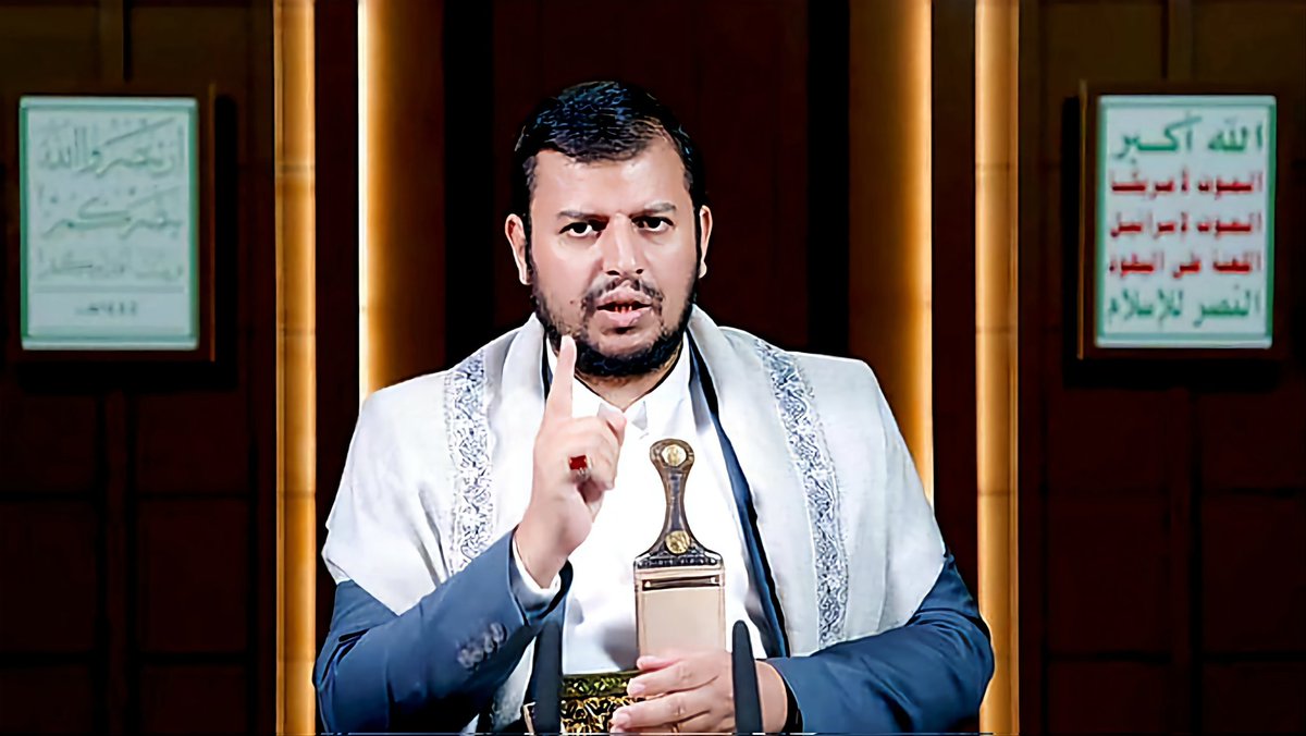 السيد القائد عبدالملك بدرالدين #الحوثي في تحذير شديد اللهجة:

سنقف بالمرصاد أمام أي محاولات تهدف إلى خدمة العدوالصهيوني