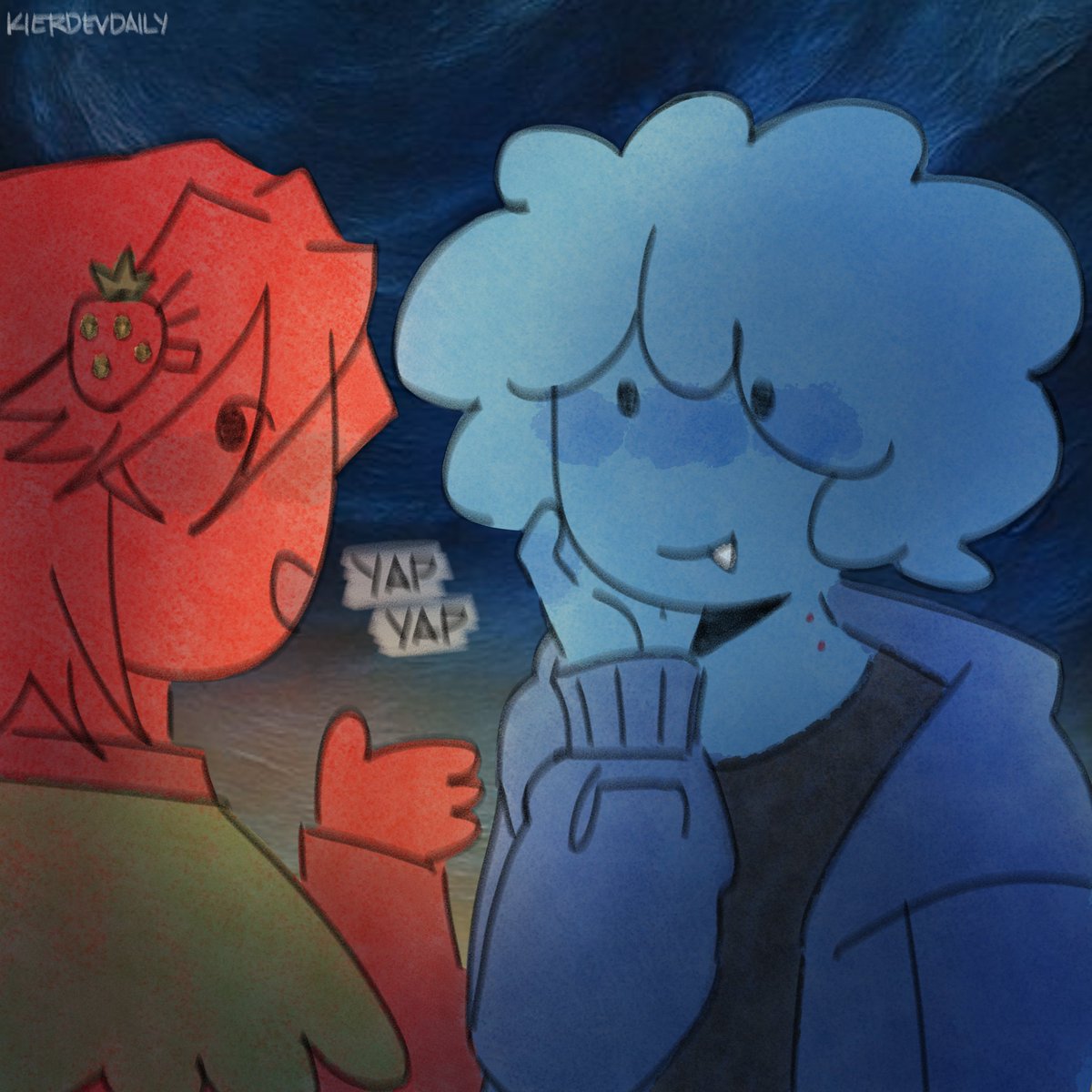 Day 56 part 2: kier and dev adventure time au candy kier and vampire ...