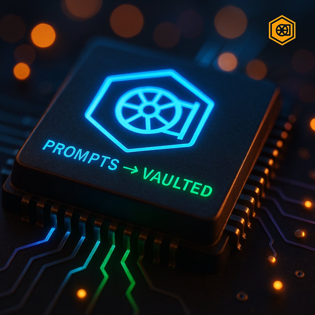 Your prompts are IP. Stop leaking them across documents and DMs. PromptsVault encrypts, tags, and recalls in seconds, so your edge stays yours. Organize brilliance. Scale output. #AI #prompt