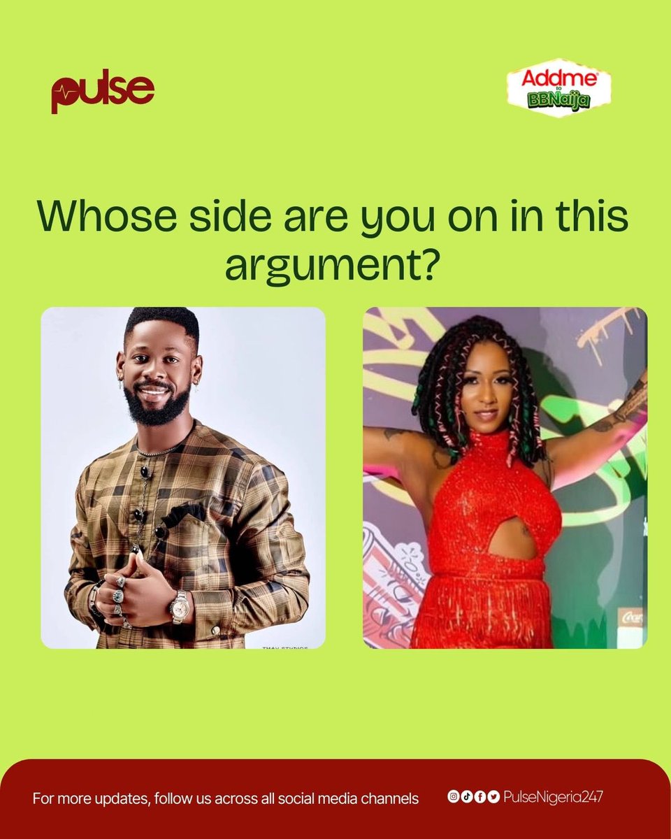 PulseNigeria247's tweet image. Mesan or Ivatar? 

Brought to you by @addmenigeria 

#AddmetoBBNaija #Addme #BBNaija