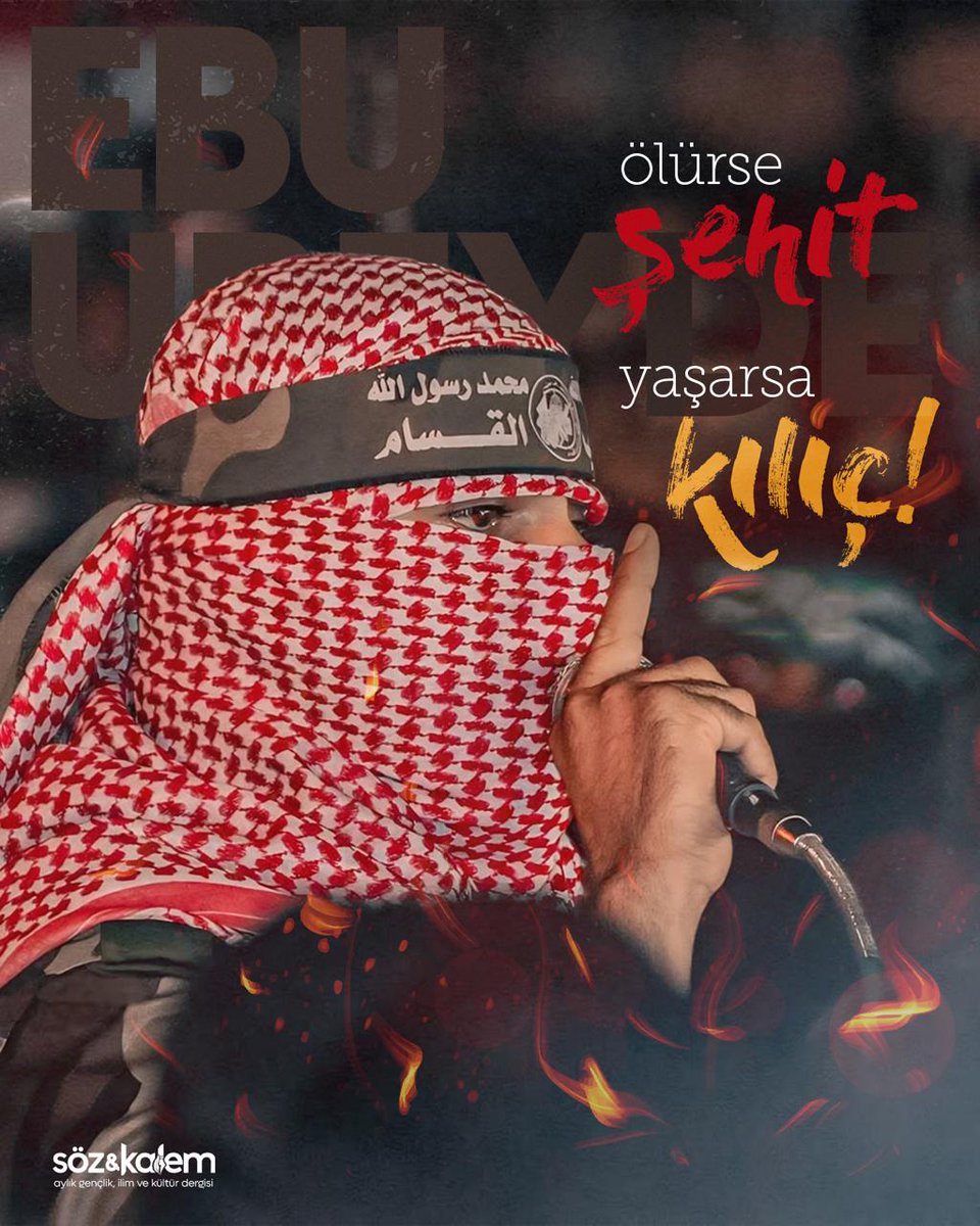 “Yahudilerle savaşıyoruz, müslümanlarla imtihan oluyoruz.”
                                (EbuUbeyde)
Bu utanç bize yeter 
#EbuUbeyde