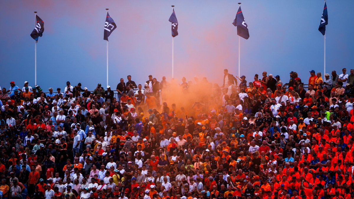 #DutchGP 🇳🇱, you bring a different energy 🧡

#F1 || #RedBullRacing