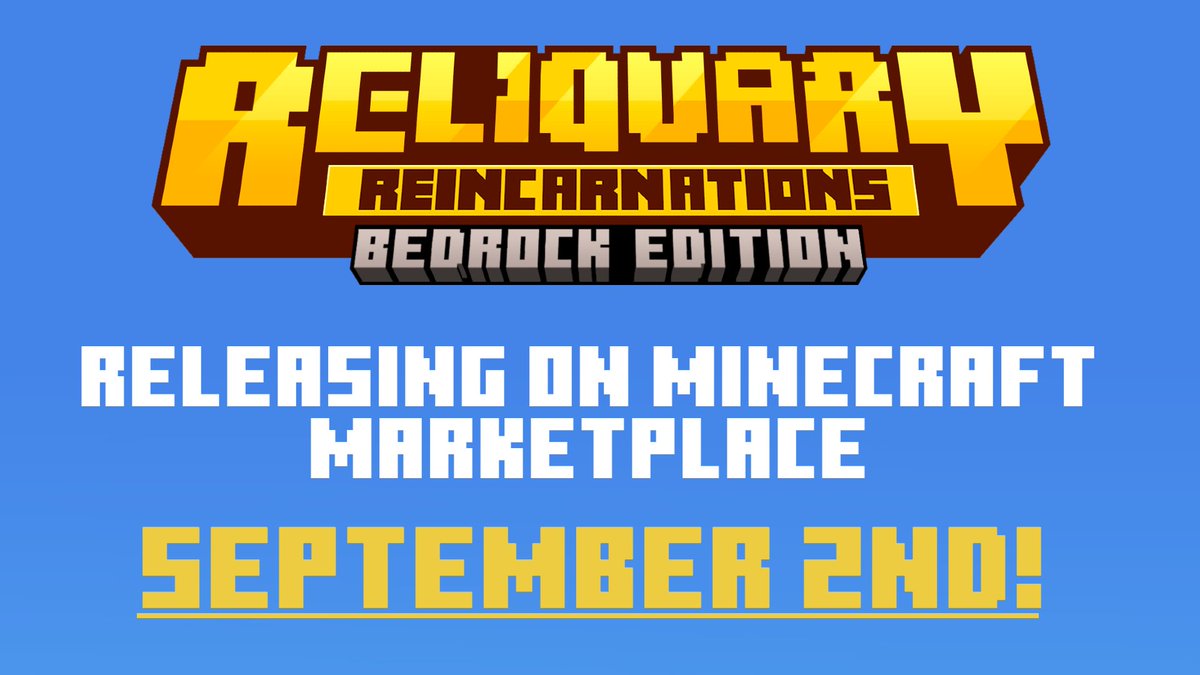 5FrameStudios's tweet image. ✨Reliquary Reincarnations 🪄

🚨Coming to Minecraft Marketplace 
September 2nd! 🔥

The best magical item mod! 
#javamod #Minecraft #addon