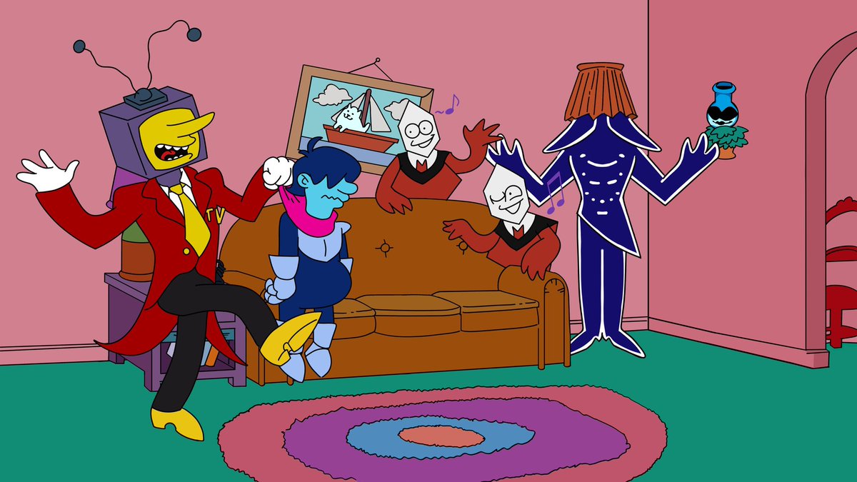 weepingsheeps's tweet photo. Hi here’s some of my favorite Simpson’s stills for one of the opening scenes!! Lmk if anyone would like to see more my art here :^) #RecD #tennaDeltarune #ILOVETV https://t.co/keDaP3ygWH