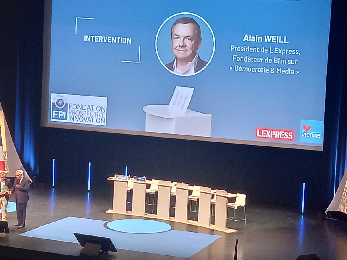 Quel avenir pour nos démocraties ?thème de la 20e édition du forum de la Fondation prospective et innovation ce 29/08.  Une journée animée par son président, l'ancien 1er ministre <a href="/jpraffarin/">Jean-Pierre Raffarin</a>. Parmi les invités, <a href="/alainweill/">Alain Weill</a> et son analyse pertinente "democratie et Média"